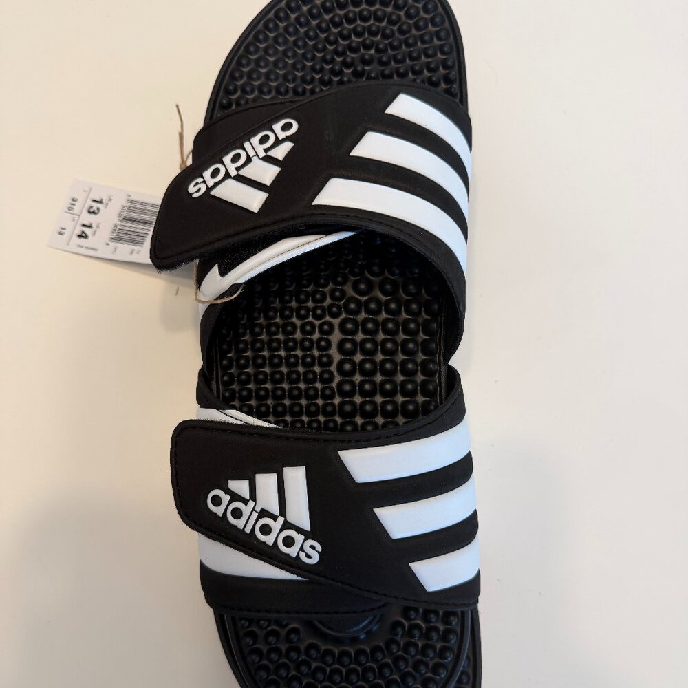 NWT Adidas Adissage Slides Sandals Shoes US Men's Size 13/14